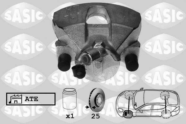 Sasic 6506188 - Etrier frana aaoparts.ro