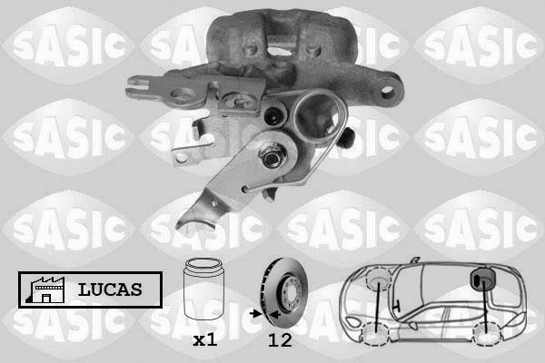 Sasic 6506133 - Etrier frana aaoparts.ro