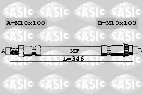 Sasic SBH4080 - Furtun frana aaoparts.ro
