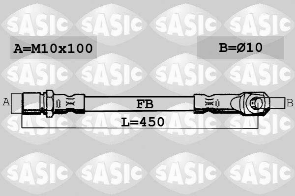 Sasic 6606015 - Furtun frana aaoparts.ro