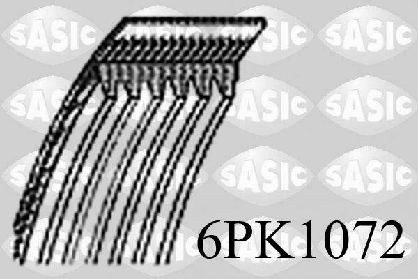 Sasic 6PK1072 - Curea transmisie cu caneluri aaoparts.ro