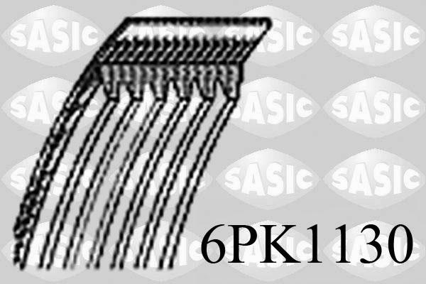 Sasic 6PK1130 - Curea transmisie cu caneluri aaoparts.ro