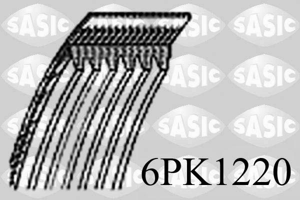 Sasic 6PK1220 - Curea transmisie cu caneluri aaoparts.ro