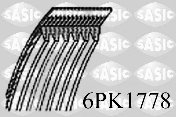 Sasic 6PK1778 - Curea transmisie cu caneluri aaoparts.ro