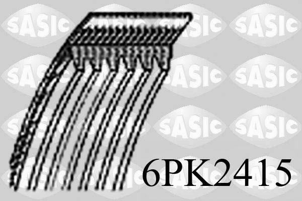 Sasic 6PK2415 - Curea transmisie cu caneluri aaoparts.ro