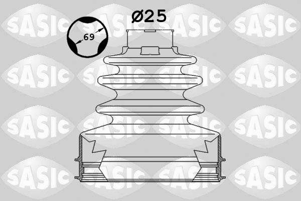 Sasic 1906088 - Burduf cauciuc, articulatie planetara aaoparts.ro