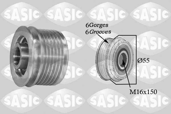 Sasic 1674001 - Fulie, alternator aaoparts.ro