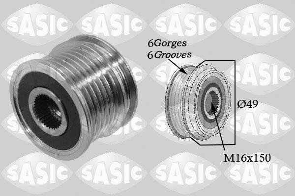 Sasic 1676008 - Fulie, alternator aaoparts.ro