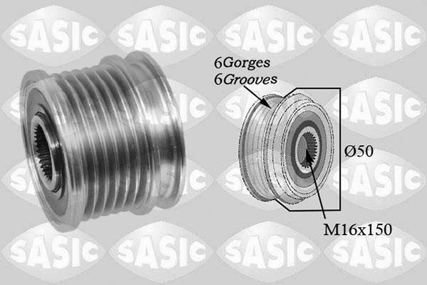 Sasic 1676018 - Fulie, alternator aaoparts.ro