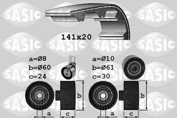 Sasic 1750044 - Set curea de distributie aaoparts.ro