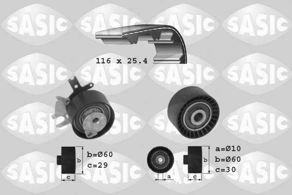 Sasic 1750014 - Set curea de distributie aaoparts.ro