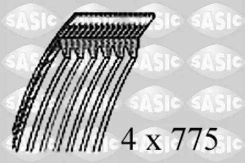Sasic 1774011 - Curea transmisie cu caneluri aaoparts.ro