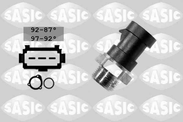 Sasic 3800002 - Comutator temperatura, ventilator radiator aaoparts.ro