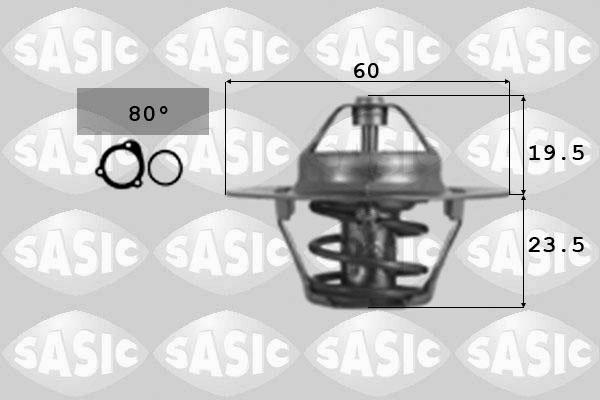Sasic 3306058 - Termostat,lichid racire aaoparts.ro