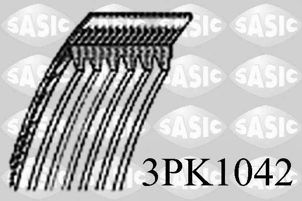 Sasic 3PK1042 - Curea transmisie cu caneluri aaoparts.ro