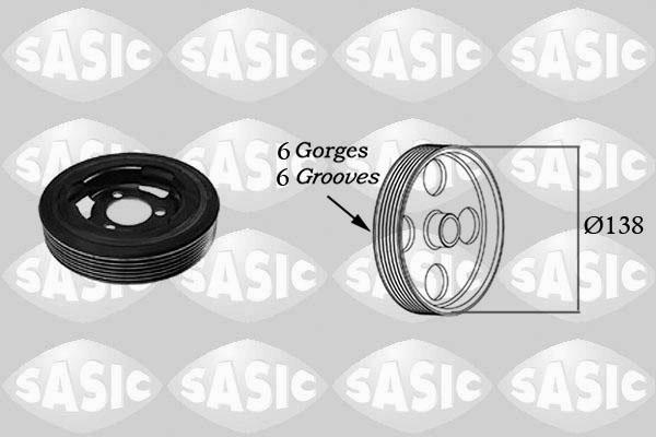 Sasic 2156025 - Fulie curea, arbore cotit aaoparts.ro