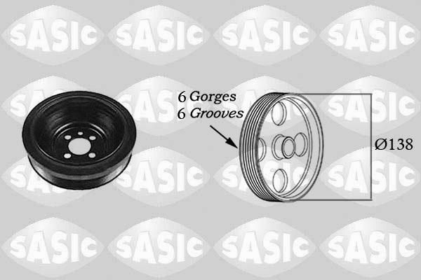 Sasic 2156021 - Fulie curea, arbore cotit aaoparts.ro