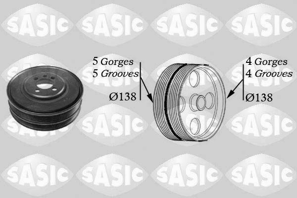 Sasic 2156027 - Fulie curea, arbore cotit aaoparts.ro