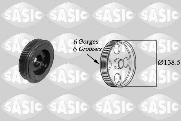 Sasic 2156077 - Fulie curea, arbore cotit aaoparts.ro