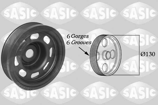 Sasic 2150075 - Fulie curea, arbore cotit aaoparts.ro