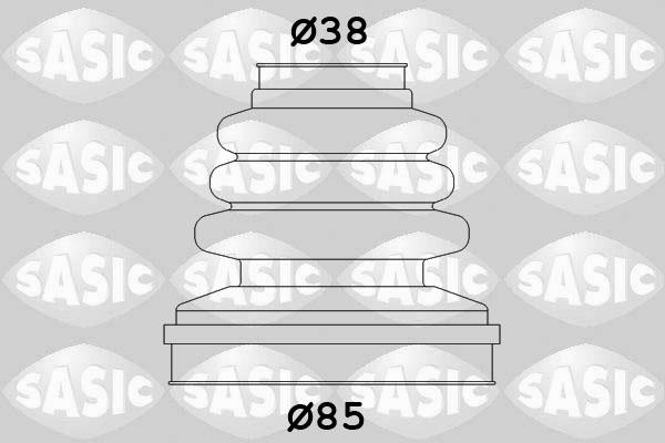 Sasic 2873803 - Burduf cauciuc, articulatie planetara aaoparts.ro