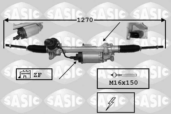 Sasic 7176043 - Caseta directie aaoparts.ro