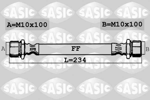 Sasic SBH6366 - Furtun frana aaoparts.ro