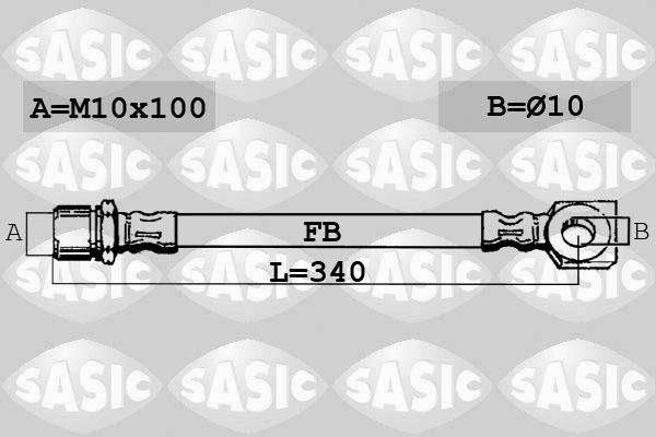 Sasic SBH6363 - Furtun frana aaoparts.ro