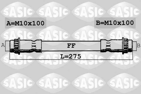 Sasic SBH0175 - Furtun frana aaoparts.ro