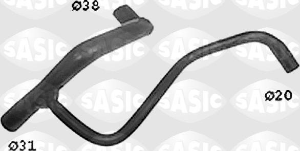 Sasic SWH4179 - Furtun radiator aaoparts.ro