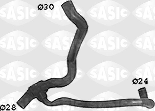 Sasic SWH4311 - Furtun radiator aaoparts.ro