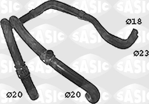 Sasic SWH4284 - Furtun radiator aaoparts.ro