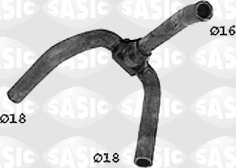 Sasic SWH4272 - Furtun radiator aaoparts.ro