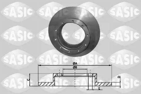 Sasic T613001 - Disc frana aaoparts.ro