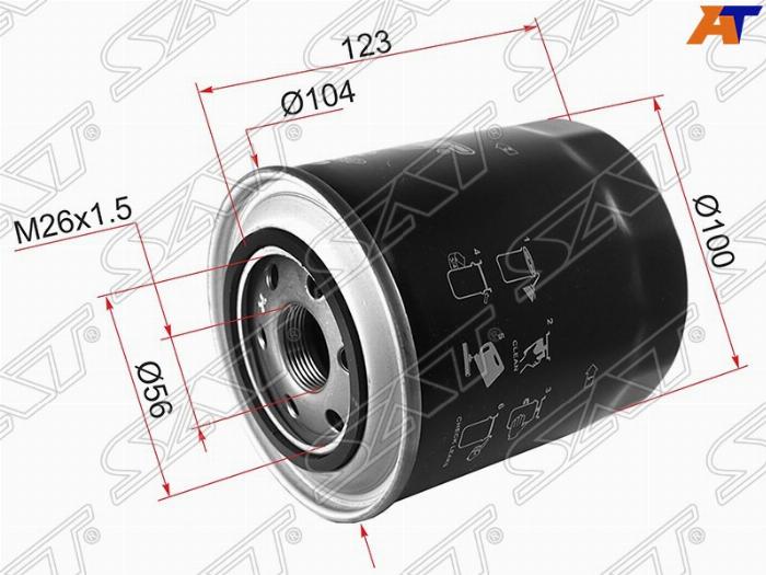 SAT ST-MD069782 - Filtru ulei aaoparts.ro