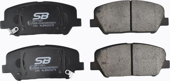 SB BP11001 - Set placute frana,frana disc aaoparts.ro