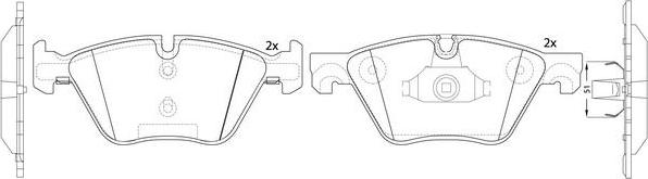 SB BP32545 - Set placute frana,frana disc aaoparts.ro