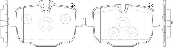 SB BP32547 - Set placute frana,frana disc aaoparts.ro