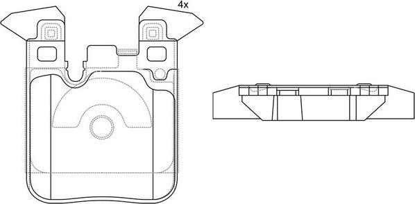 SB BP32004 - Set placute frana,frana disc aaoparts.ro