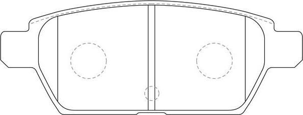 SB BP25803 - Set placute frana,frana disc aaoparts.ro