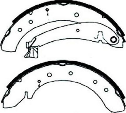 SB BS42546 - Set saboti frana aaoparts.ro