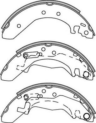 SB BS28530 - Set saboti frana aaoparts.ro
