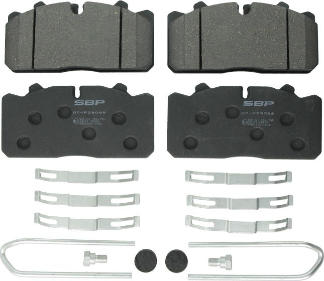 SBP 07-P29088 - Set placute frana,frana disc aaoparts.ro