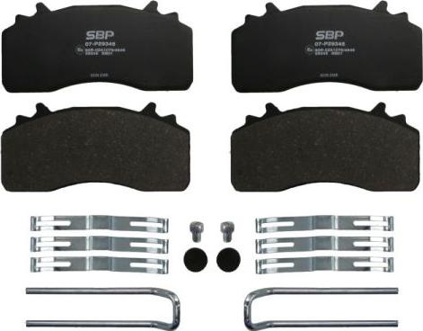 SBP 07-P29345 - Set placute frana,frana disc aaoparts.ro