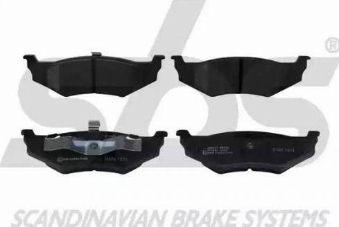 SBS 1501229317 - Set placute frana,frana disc aaoparts.ro