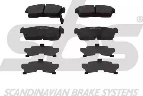 SBS 1501225225 - Set placute frana,frana disc aaoparts.ro