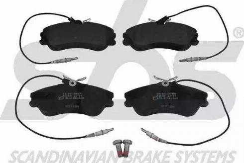 SBS 1501221937 - Set placute frana,frana disc aaoparts.ro