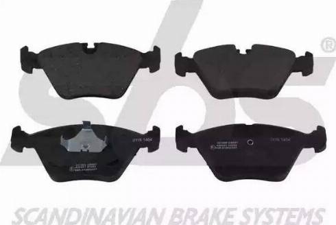 SBS 1501221508 - Set placute frana,frana disc aaoparts.ro