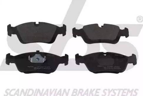 SBS 1501221510 - Set placute frana,frana disc aaoparts.ro