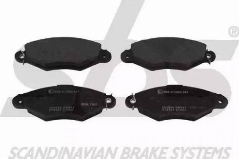 SBS 1501223938 - Set placute frana,frana disc aaoparts.ro